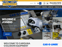 Tablet Screenshot of carolinacollisionequipment.com